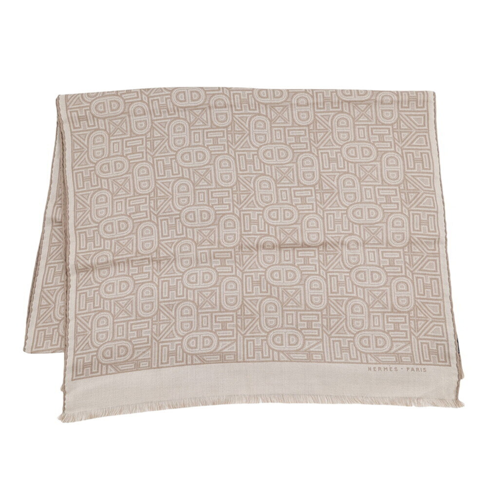 Hermes Stole Chaine d'Ancre Cashmere Silk HERMES